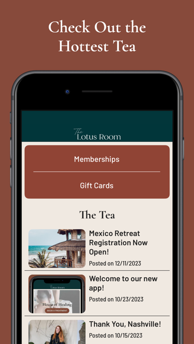 Screenshot 3 of The Lotus Room App