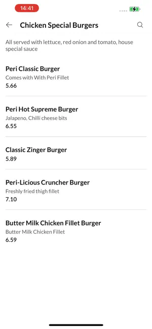 Peri-licious Eat And Go screenshot 3