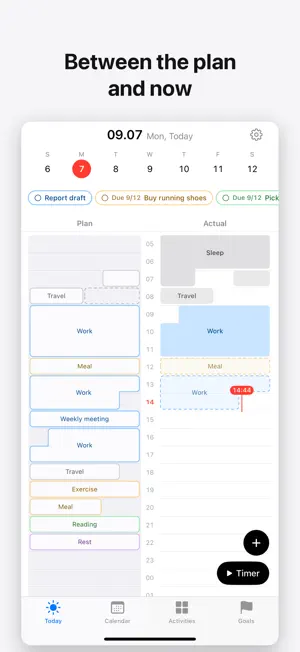 Sync: Plan & Actual screenshot 2