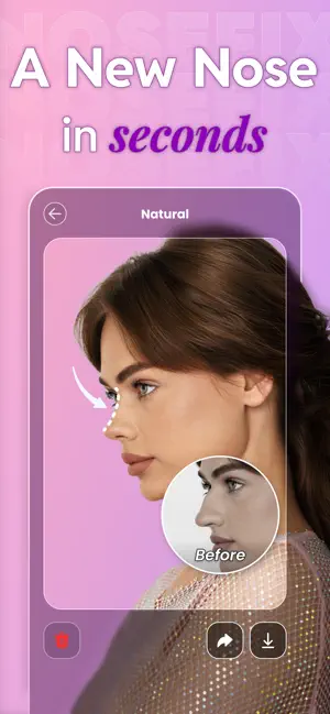Nose Editor & Retouch: Nosefix iPhone screenshot 2