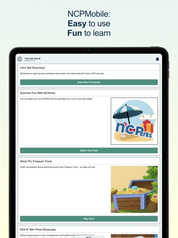NCPMobile: Shopping Rewards iPad screenshot 1 - Shopping app