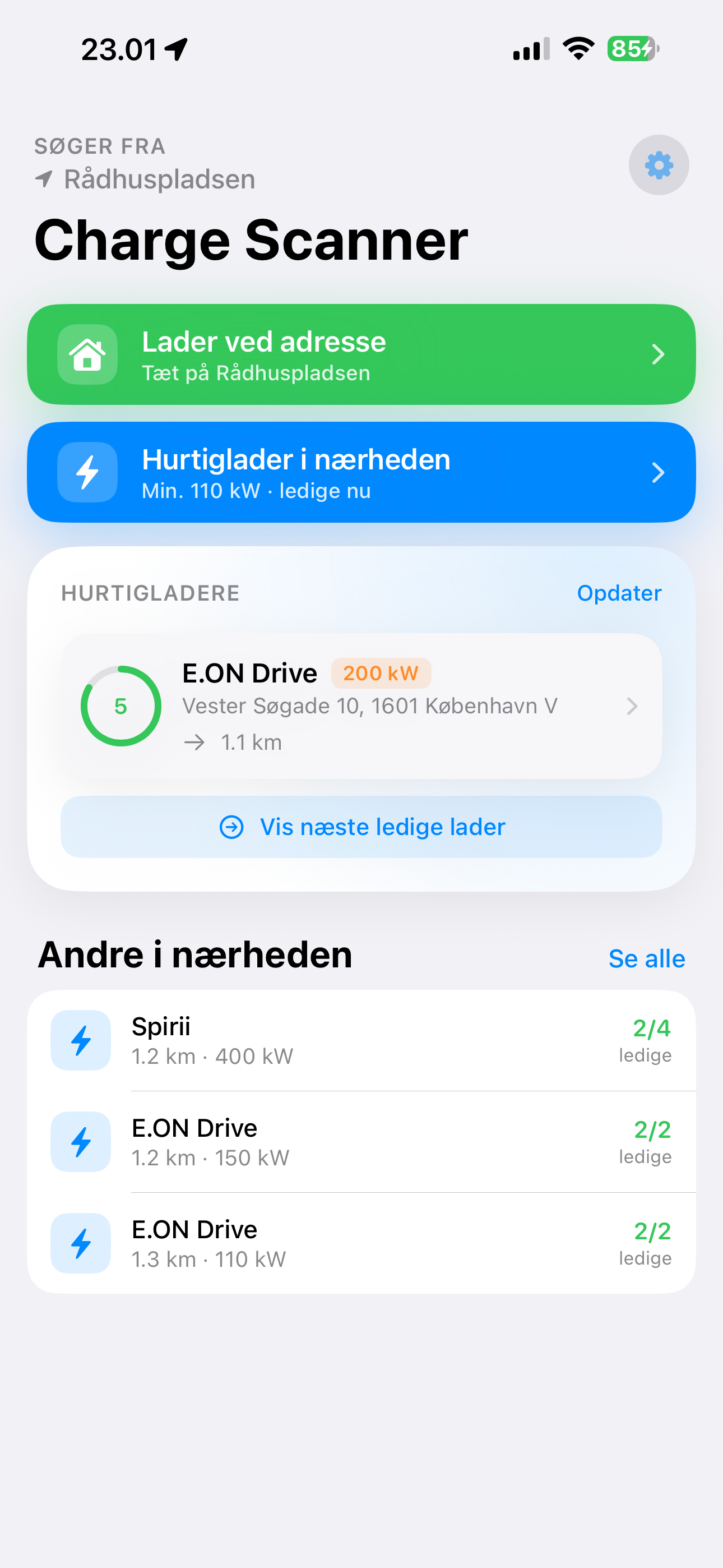 Charge Scanner