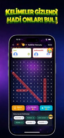 Kelimeo : Kelime Oyunu Online iPhone screenshot