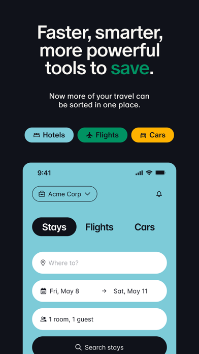 Engine Corporate Travel Screenshot