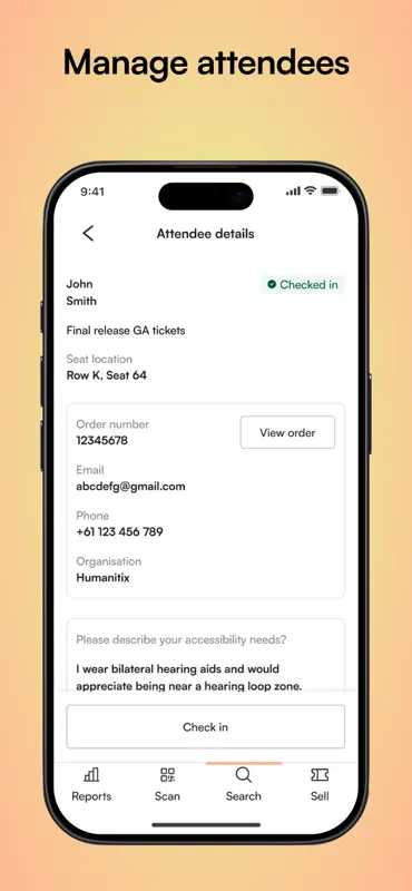 Humanitix for Hosts screenshot 6 of 7