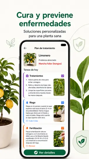 Captura de pantalla de PlantAID: Identifica & Cuida en iPhone 3