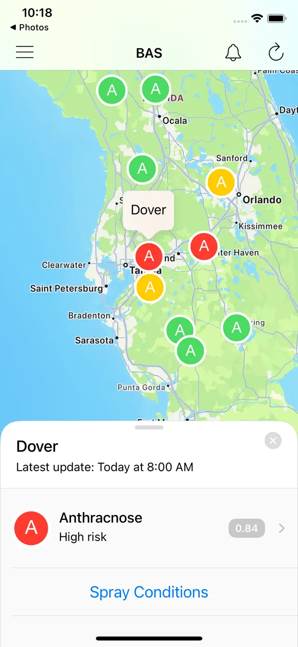 Screenshot #2 pour Blueberry Advisory System