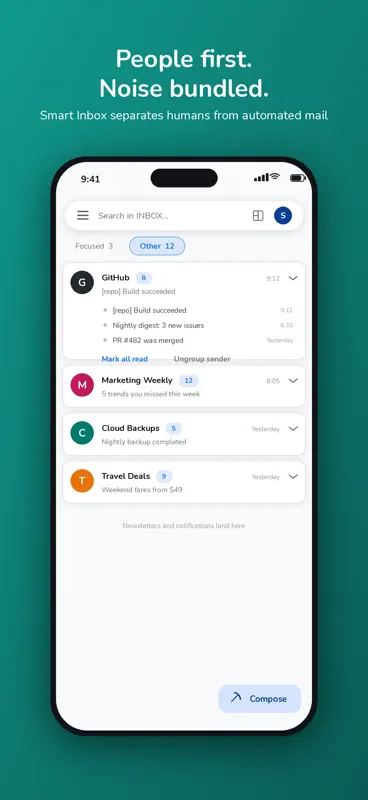 Webmail App: IMAP Email Client screenshot 3 of 7