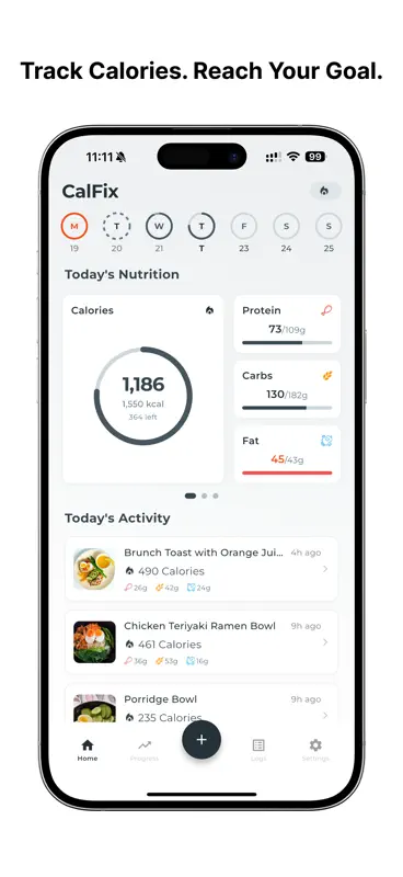 CalFix – AI Calorie Tracker screenshot 2 of 7