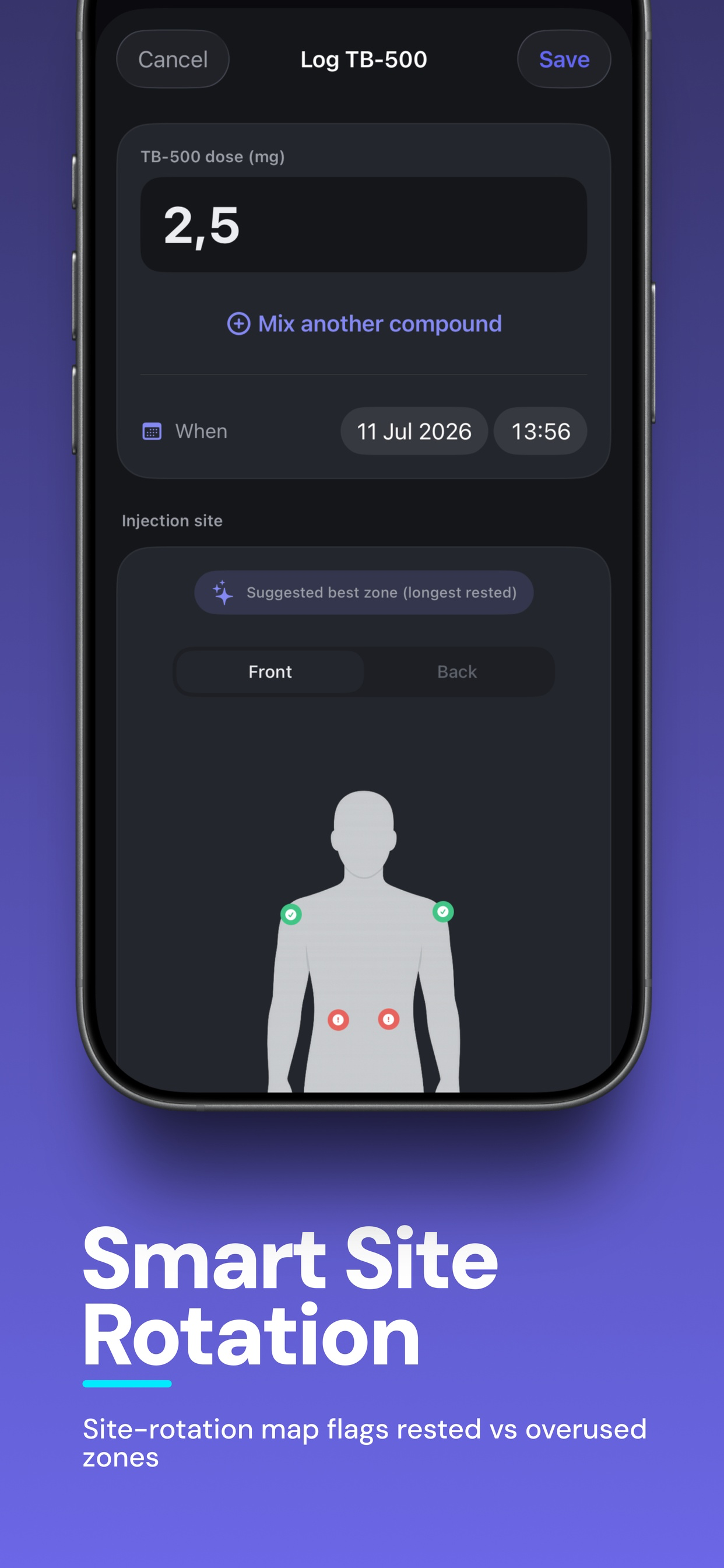 Peptide & TRT Tracker: Anre screenshot 6