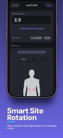 Peptide & TRT Tracker: Anre Screenshot 6 of 10