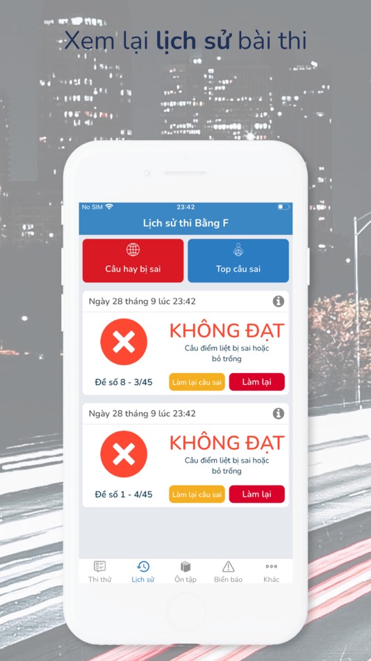 #7. Bằng lái ô tô hạng B, C1, C (iOS) 게시자: Binh Tran