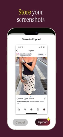 Copped: AI Outfit Finder screenshot