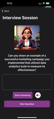Interview Coach: AI Practice iPhone screenshot