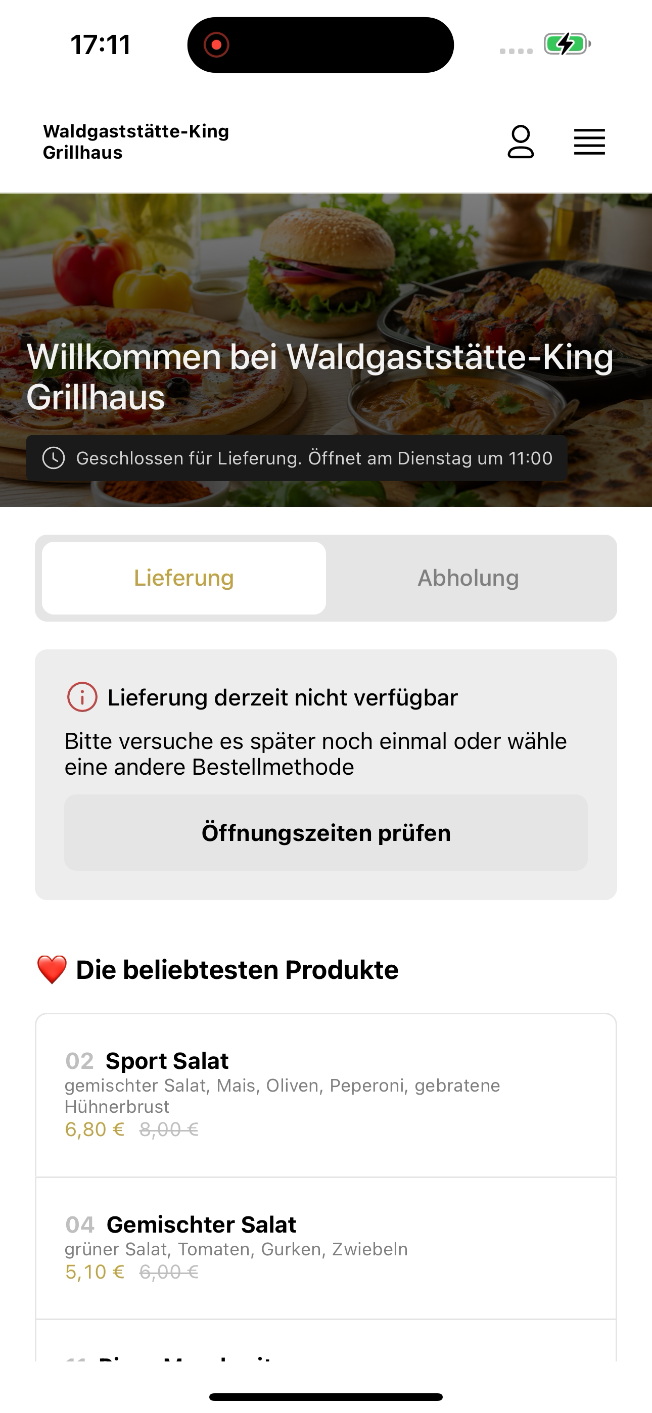 Waldgaststätte-King Grill screenshot 6