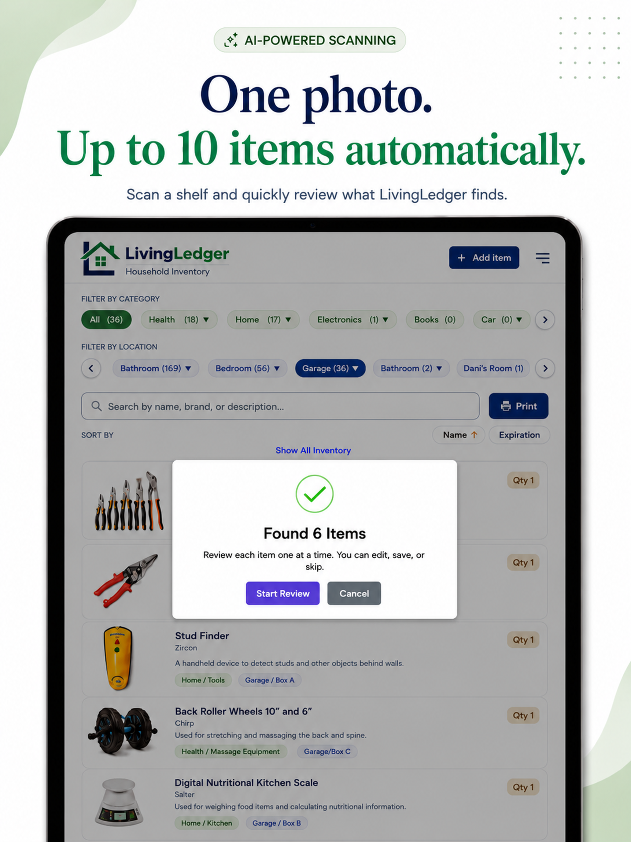 LivingLedger - Home Inventory