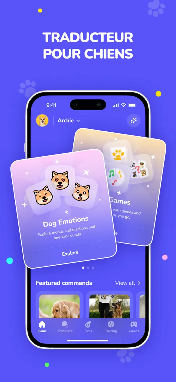 Screenshot #1 pour Traducteur de chien - Jeux