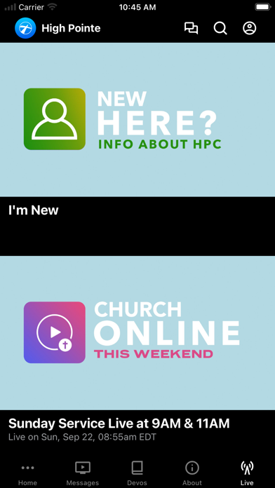 High Pointe Church Thompson CT Screenshot