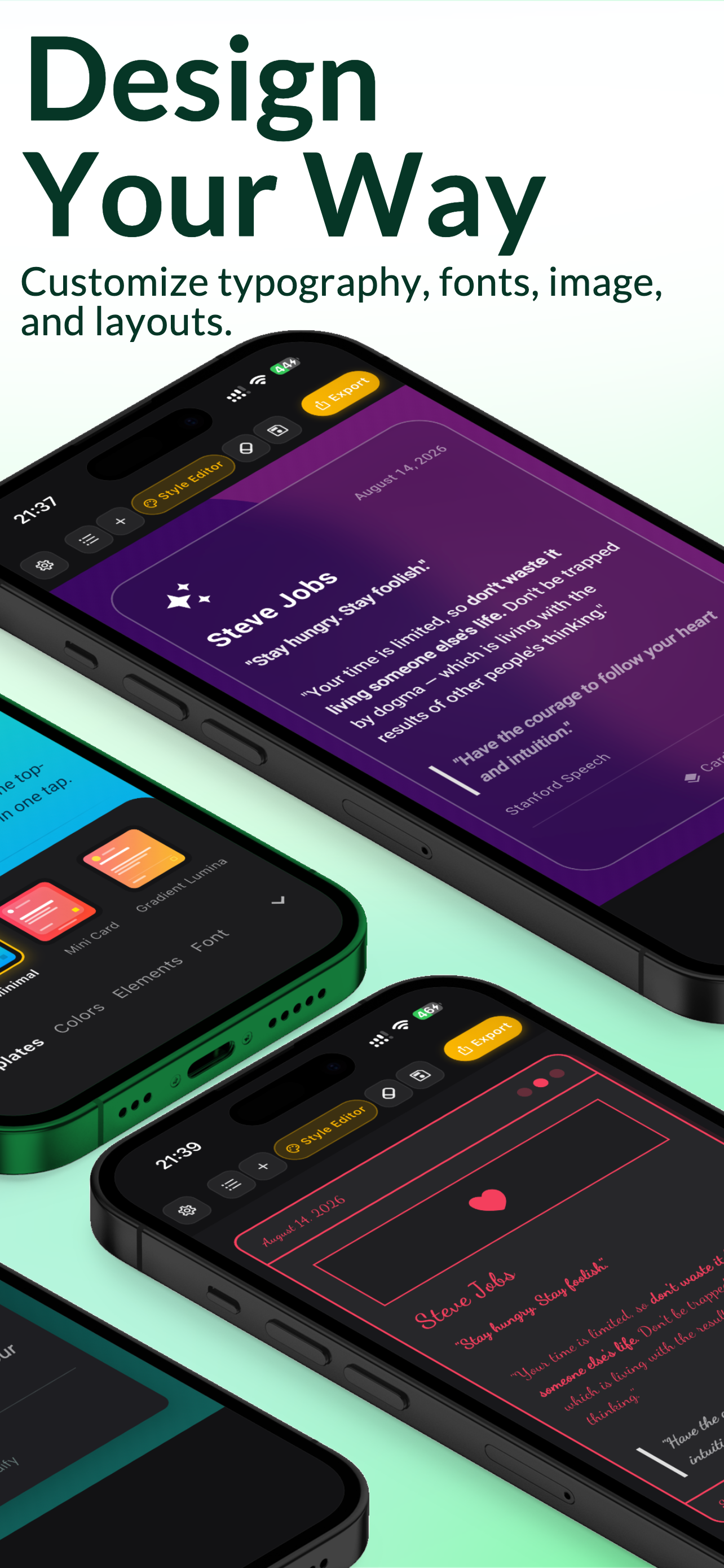 Cardify: Quote Maker & Text screenshot 2