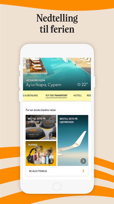 Ving Norge - fly og hotel Screenshot