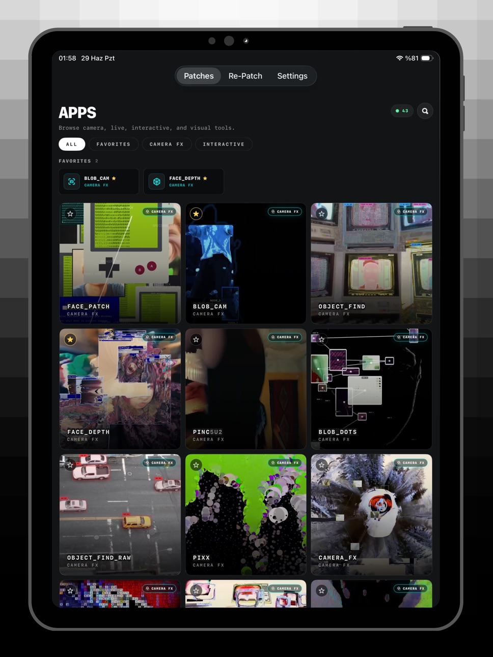 iPad screenshot