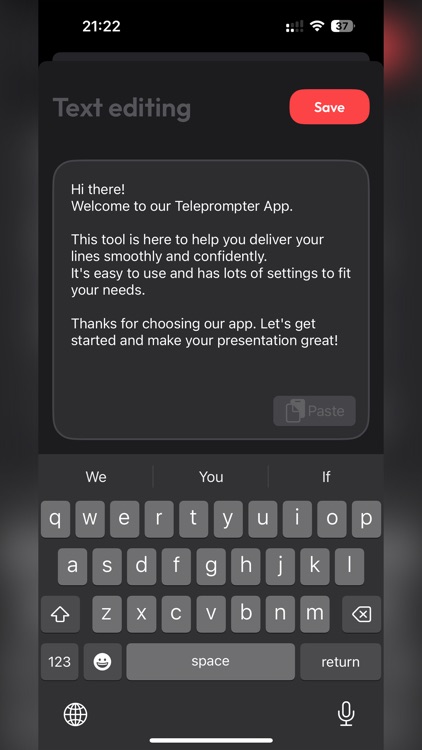 Mirror teleprompter for video