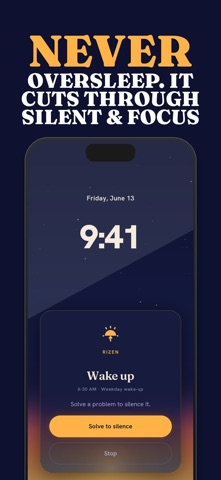 Rizen: Alarm & Micro Workouts screenshot