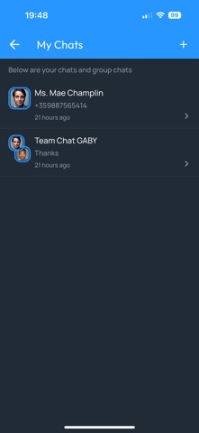 TeamTaskFlowApp screenshot