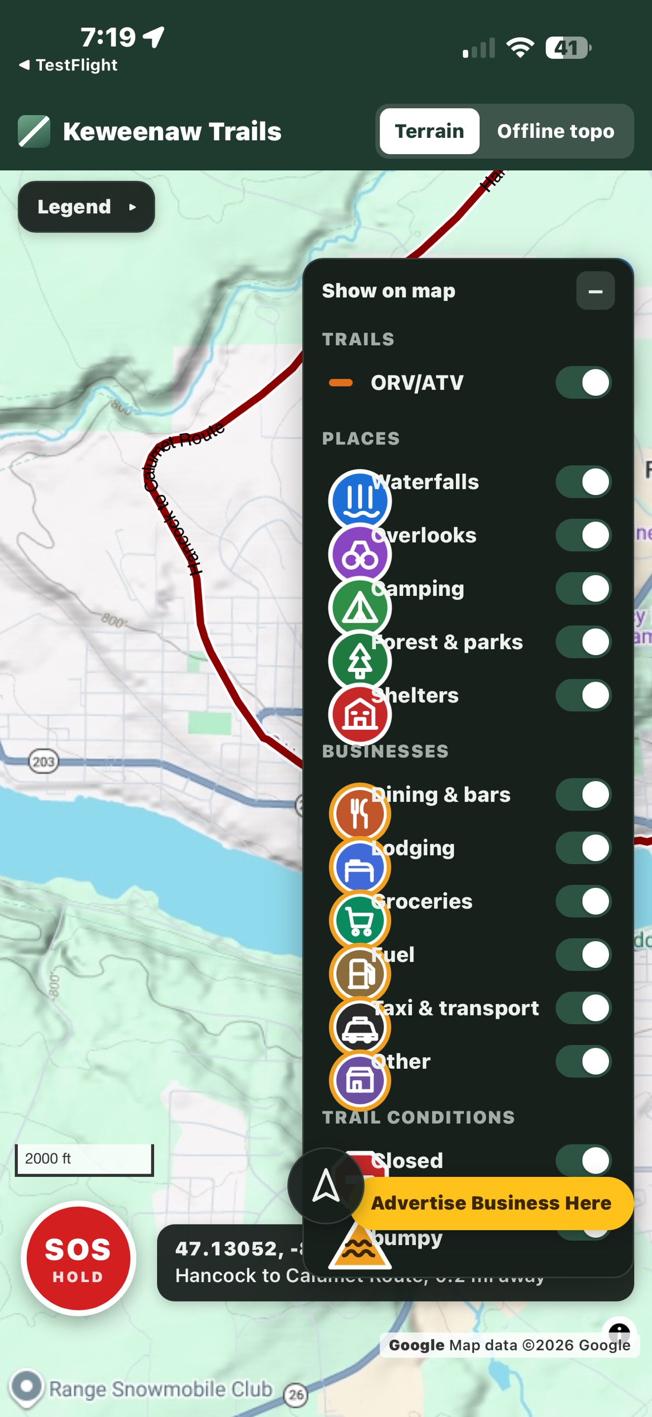 Screenshot 2 of Keweenaw Trails