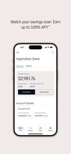 Aspiration Spend, Save, Invest screenshot #6 for iPhone