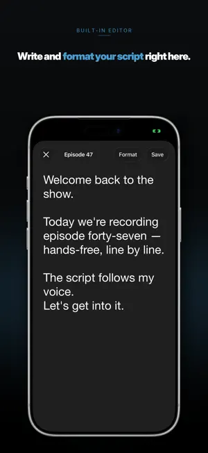Voice Teleprompter Lite screenshot 3