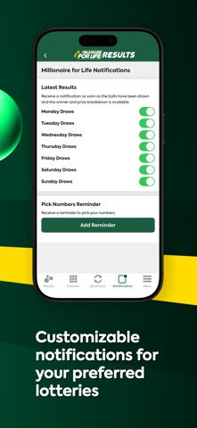 Millionaire for Life Results iPhone screenshot