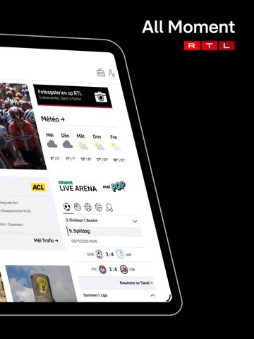 RTL.lu iPad screenshot 2