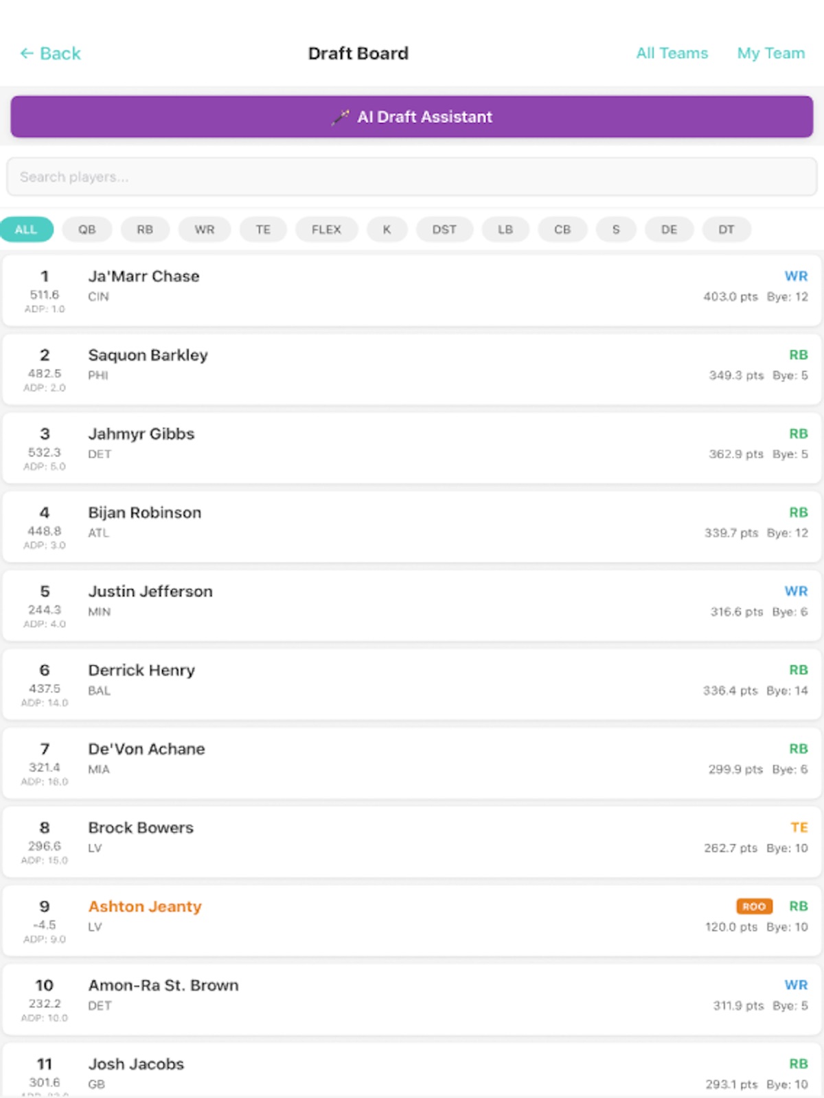 Draft Machine AI ipad screenshot 3