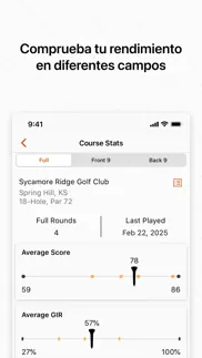 garmin golf iphone capturas de pantalla 3