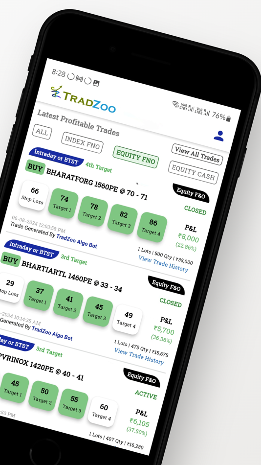 #2. TradZoo: Algo Trades & More (iOS) 由: TRADZOO CAPITAL