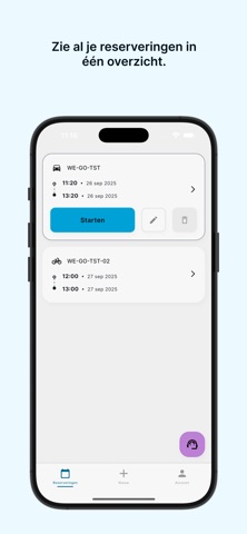E&A WeGo Carsharing screenshot