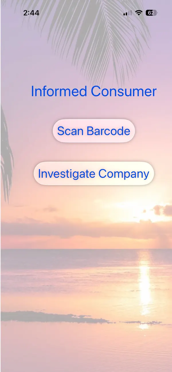 Screenshot #1 pour Informed Consumer