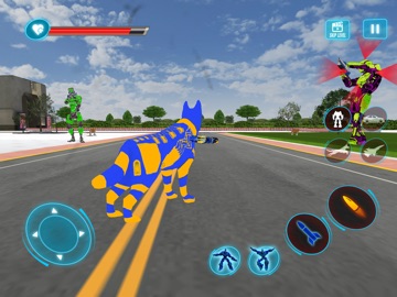 US Police Dog Robot Games iPad screenshot