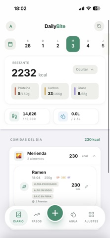 DailyBite: Calorie Counter Screenshot 2 of 7