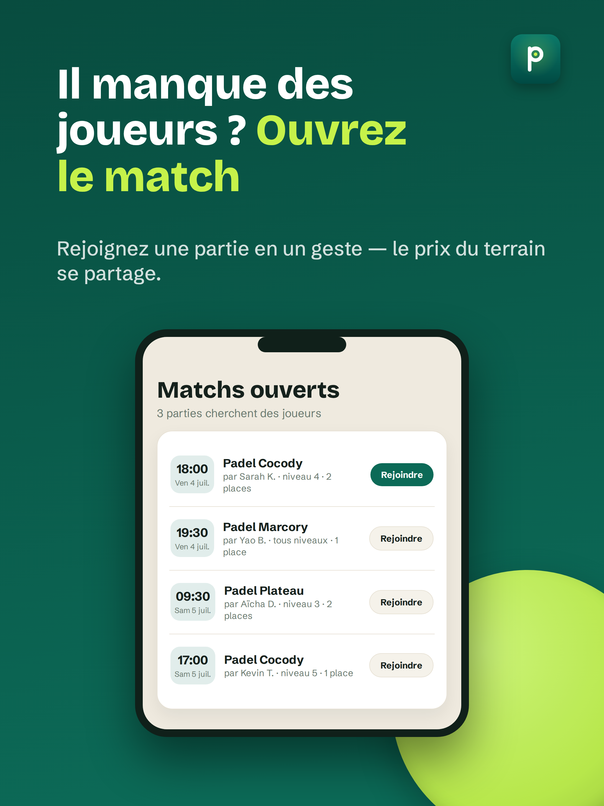 PadelConnect CI screenshot 7