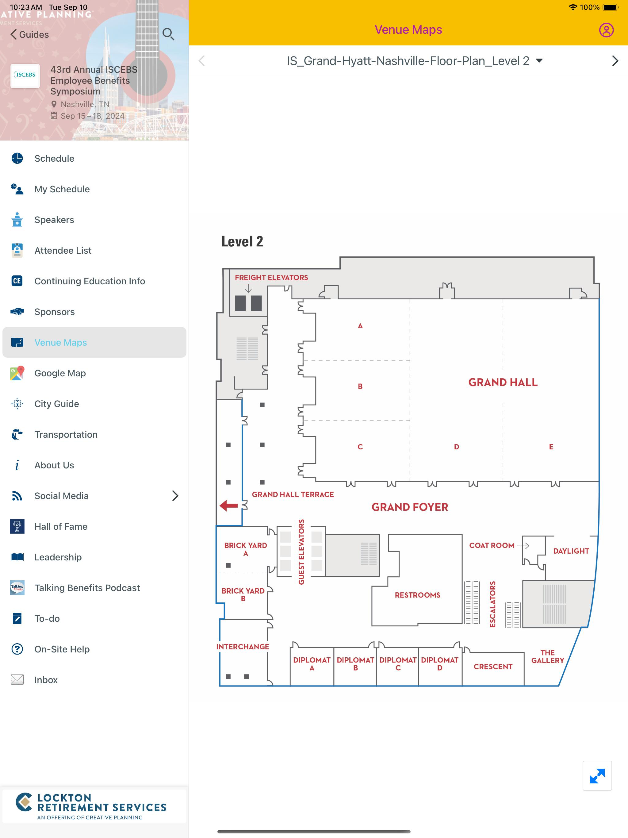 ISCEBS Symposium screenshot 5
