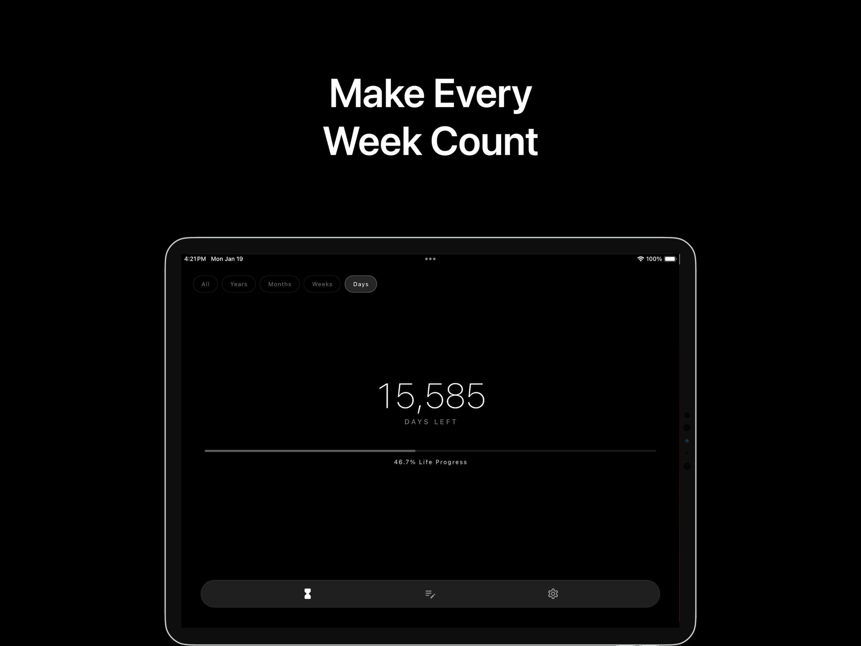 Memento Mori: Life Tracker