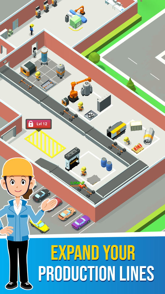 #1. Car Factory - AI Tycoon Sim (iOS) 由: LudosLabs
