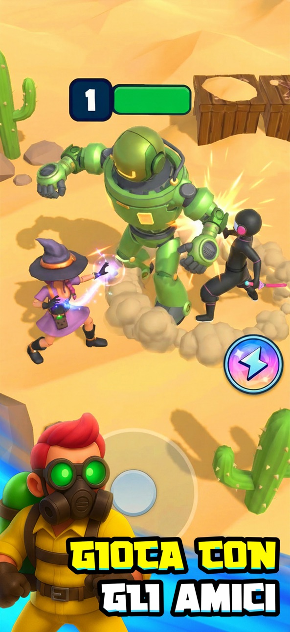 Arcado Battle: MOBA iOS Mod IPA screenshot 3 - iOS game interface