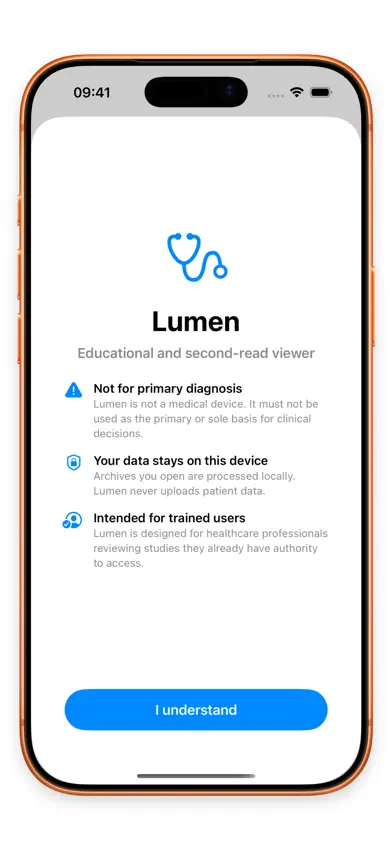 Lumen — DICOM viewer screenshot 1