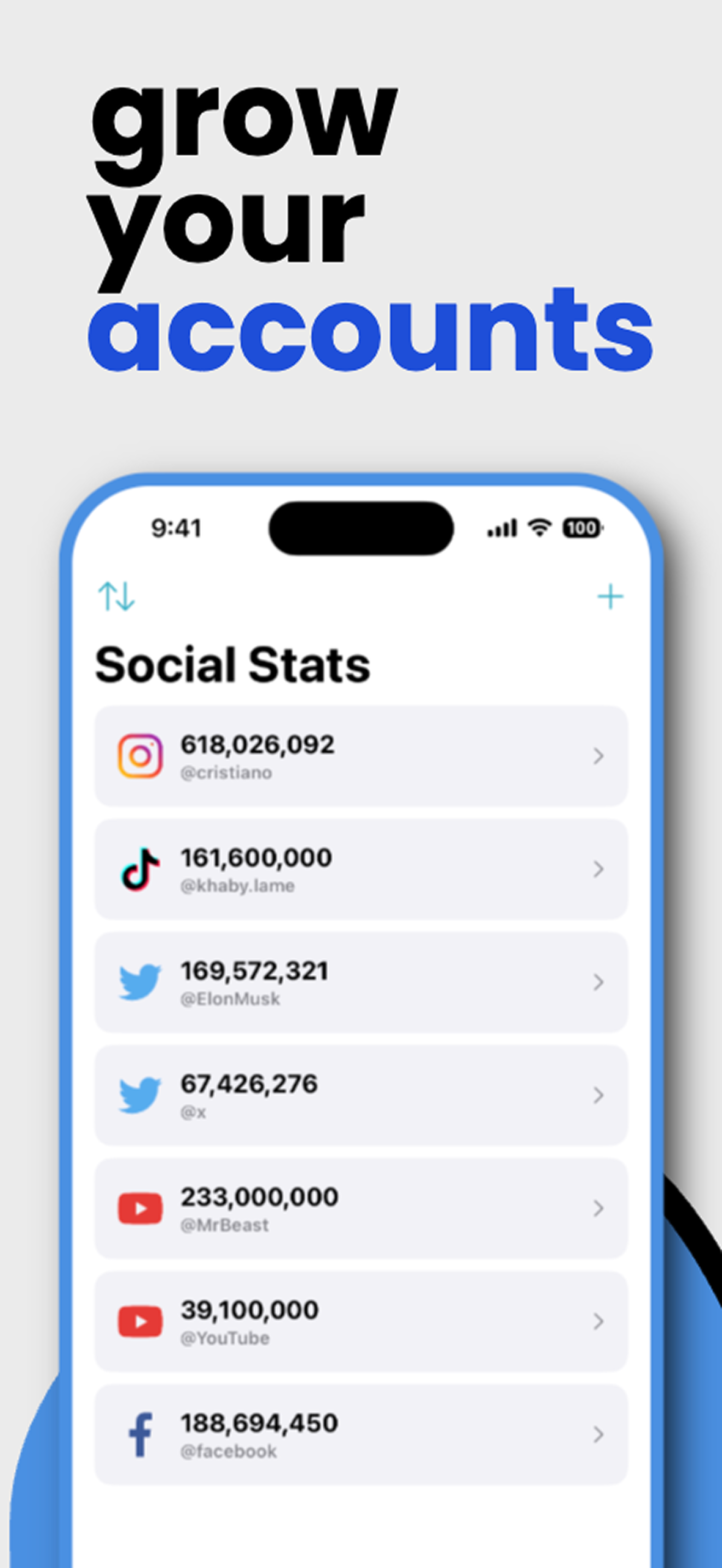 Social Stats Widget: Followers