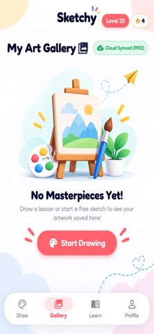 Sketchy: Drawing & Learning Screenshot 6 of 8