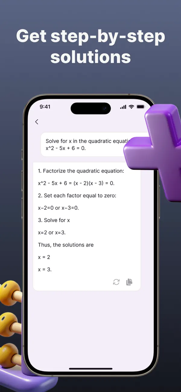 Screenshot #3 pour Algebra & Calculus Solver