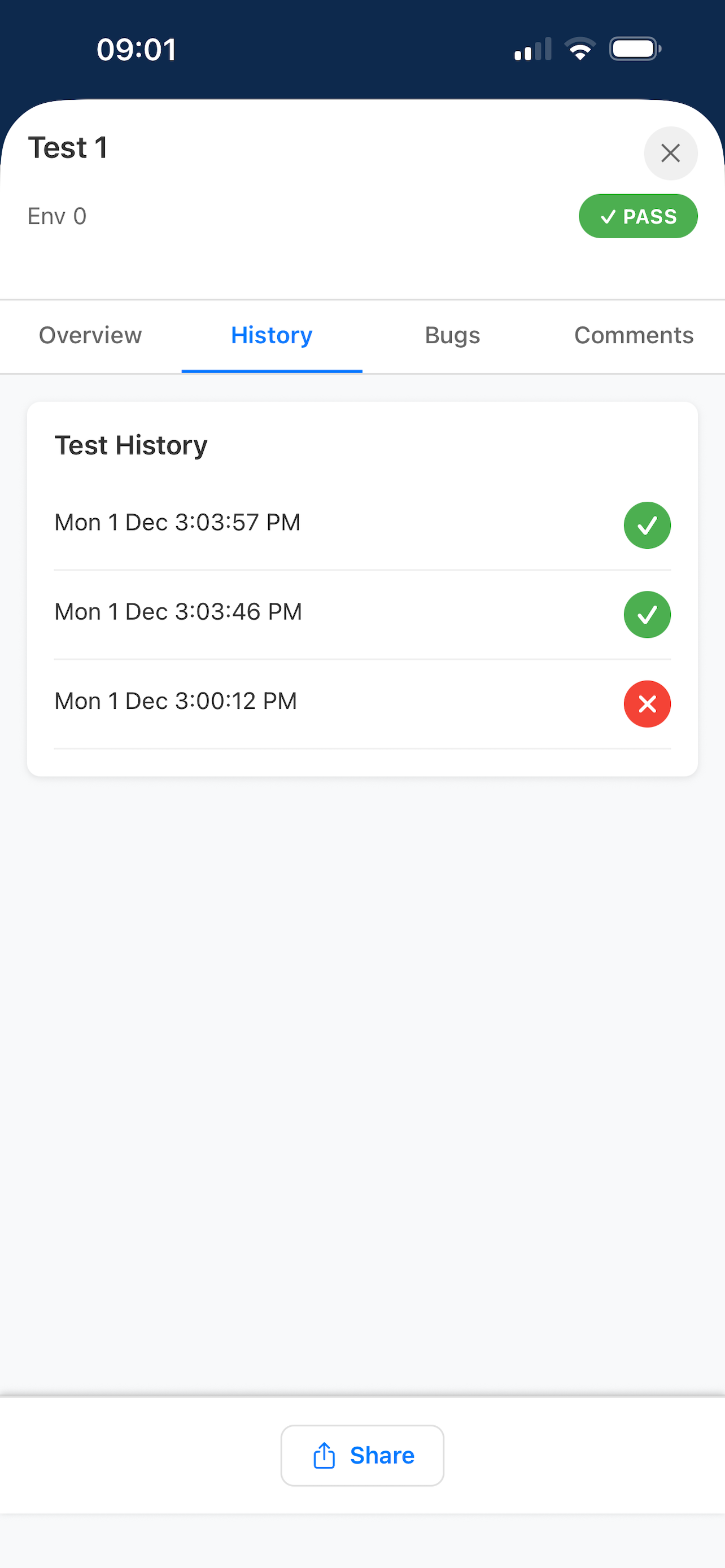 Tesults screenshot 7